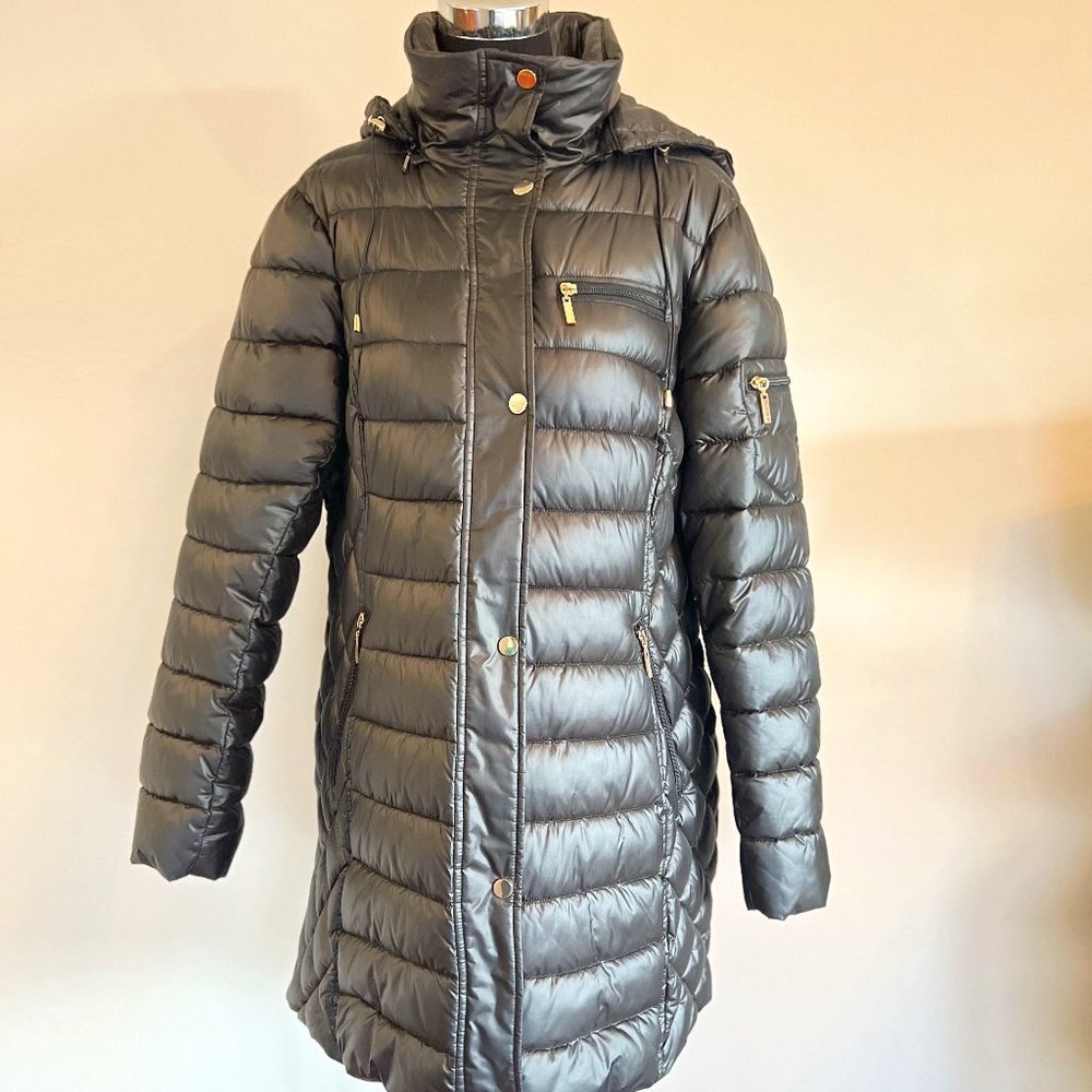 GALLERY NEW YORK BLACK WOMENS PUFFER JACKET COAT NWT 1X